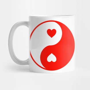 Heart Yin-Yang Mug